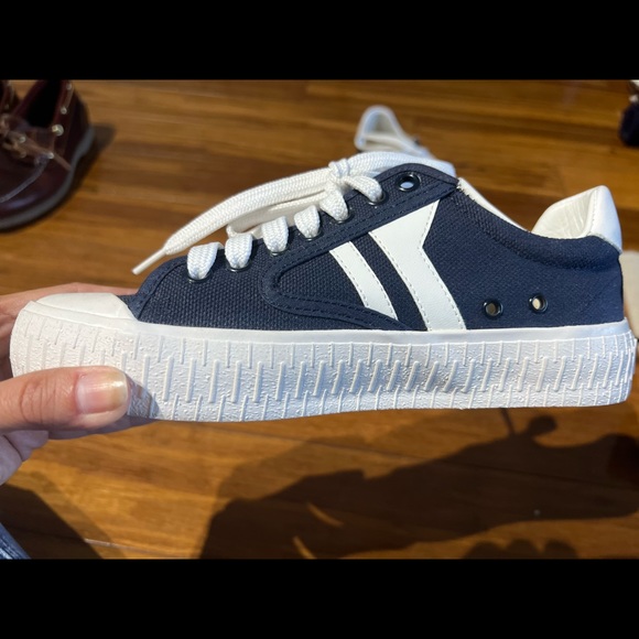 Celine Low Top Sneakers size 35 Blue/ White - Picture 4 of 9